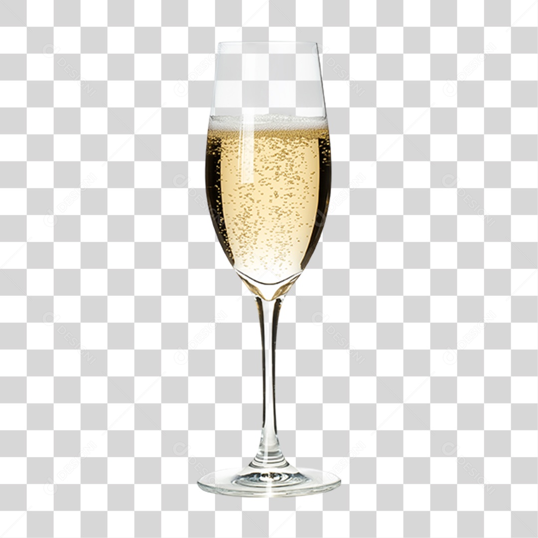 Elemento 3D Taça de Vinho PNG Transparente