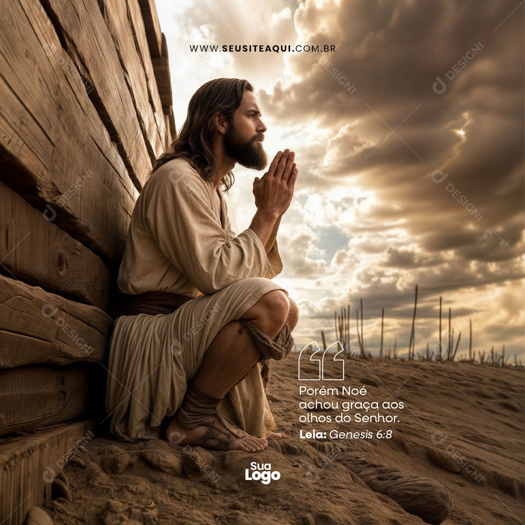 Motivational Phrases Biblical Genesis Social Verse Media Editable