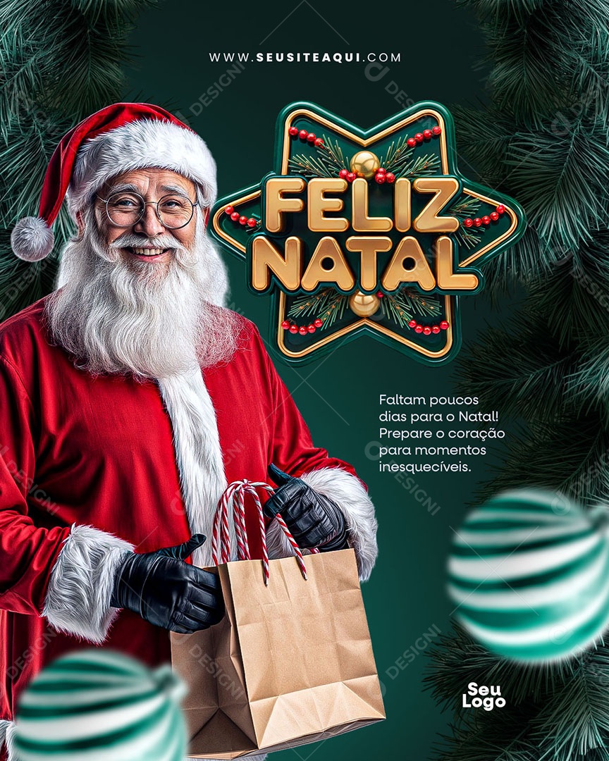 Story Feliz Natal 25 de Dezembro Prepare O Coração Para Momentos Inesquecíveis Social Media PSD Editável