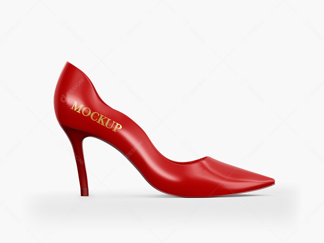Sapato de Salto Mockup PSD Editável