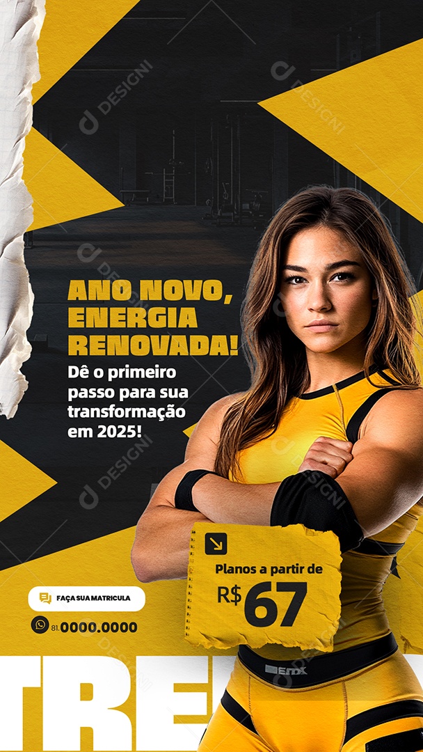 Story Academia Ano Novo Novas Oportunidades Social Media PSD Editável