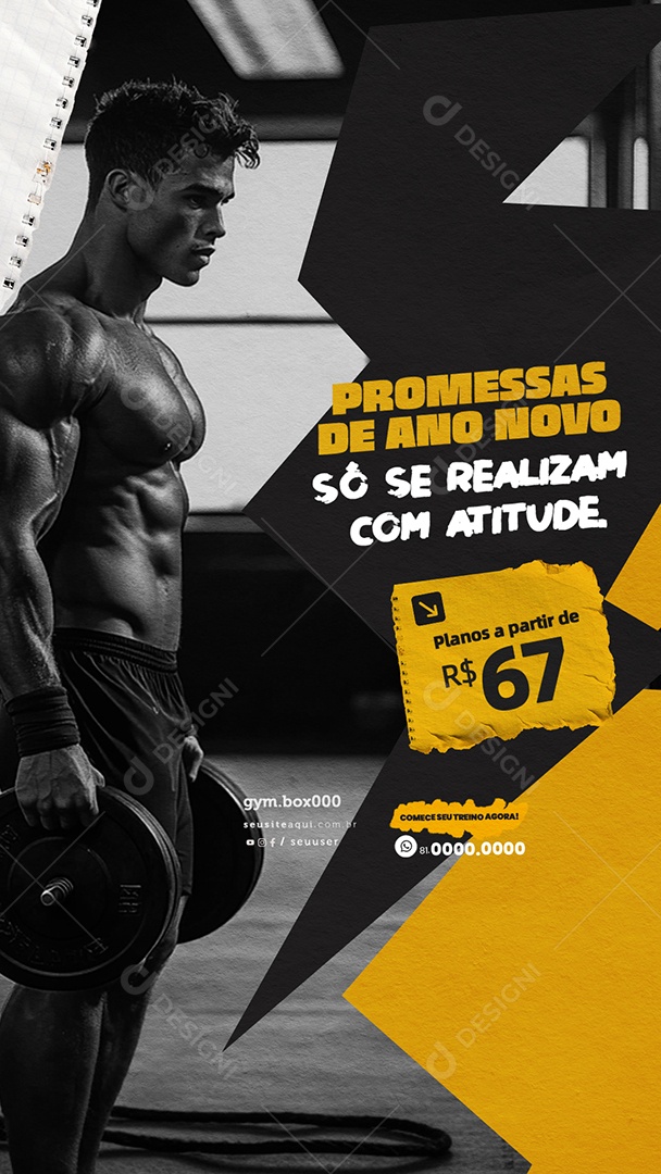 Story Academia Promoção de Mensalidade Social Media PSD Editável