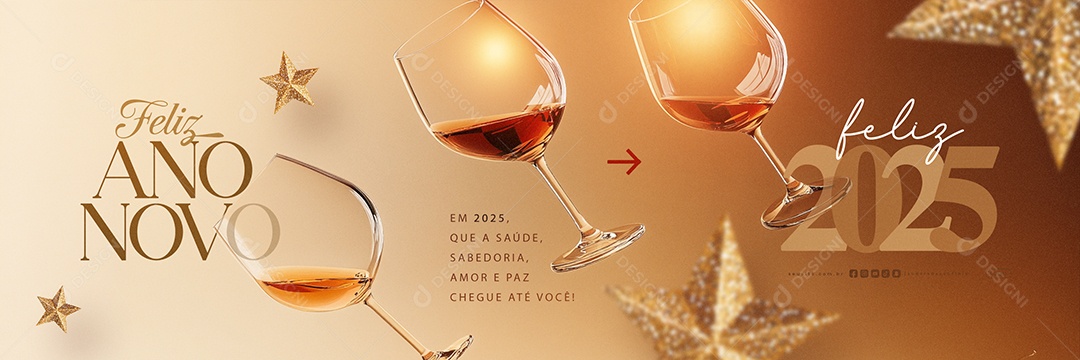 Carrossel Feliz Ano Novo 01 de Janeiro Social Media PSD Editável