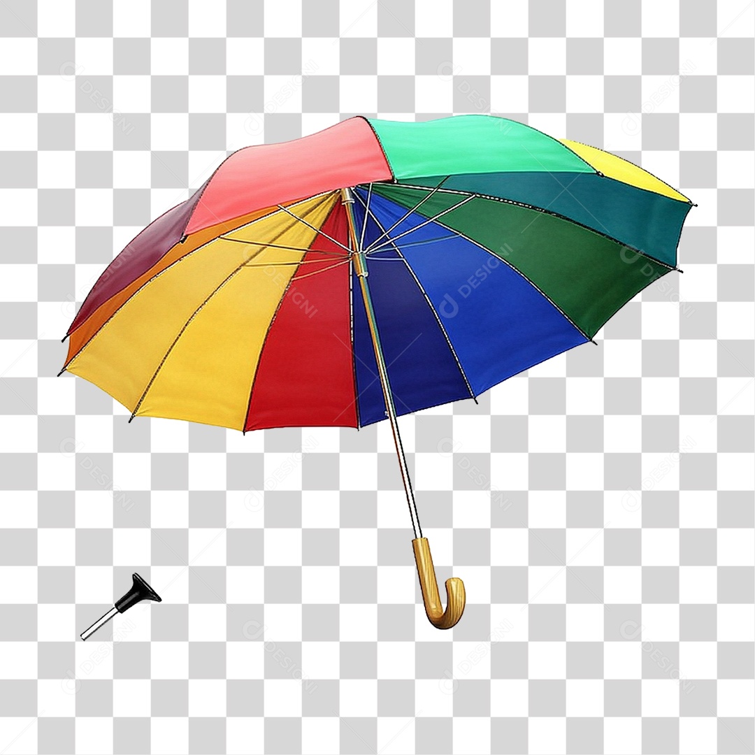 Sombrinha de Carnaval PNG Transparente