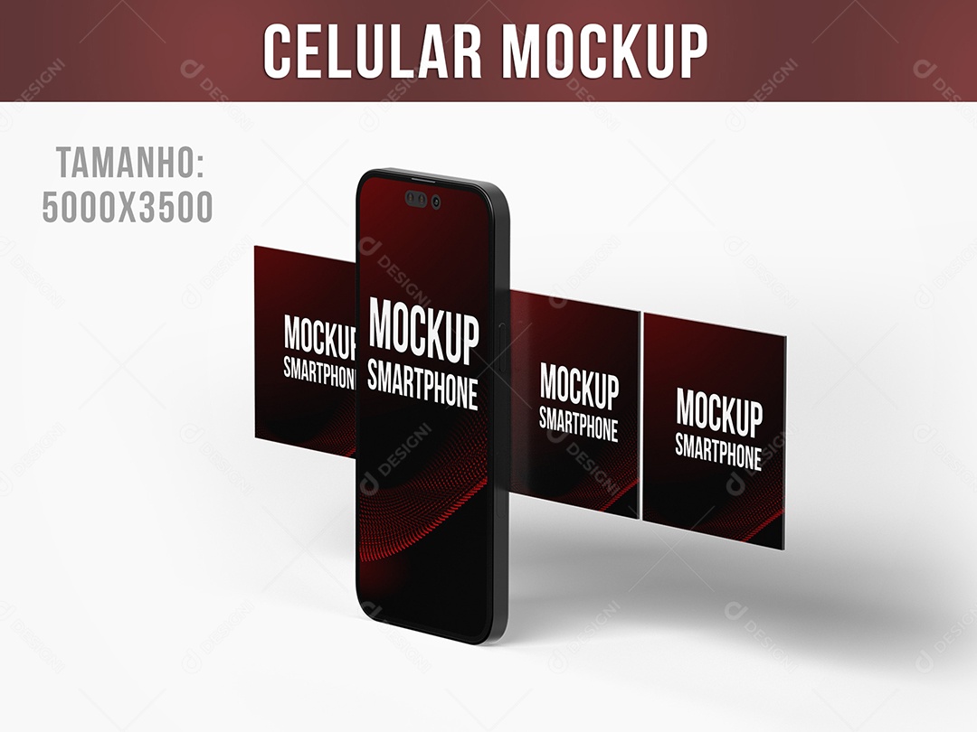 Celular Mockup PSD Editável