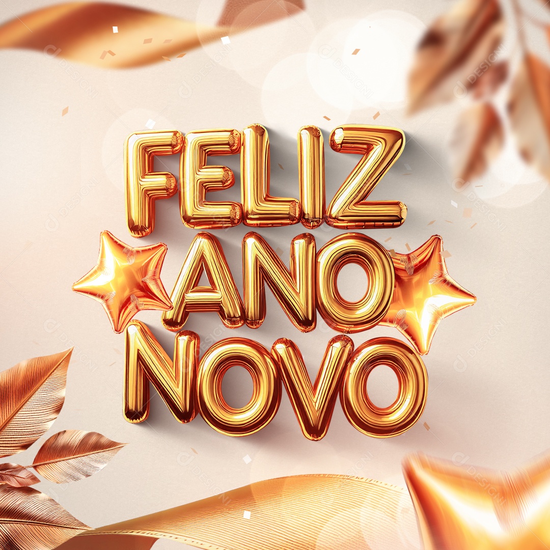 Feliz Ano Novo 01 de Janeiro Mais Amor Social Media PSD Editável
