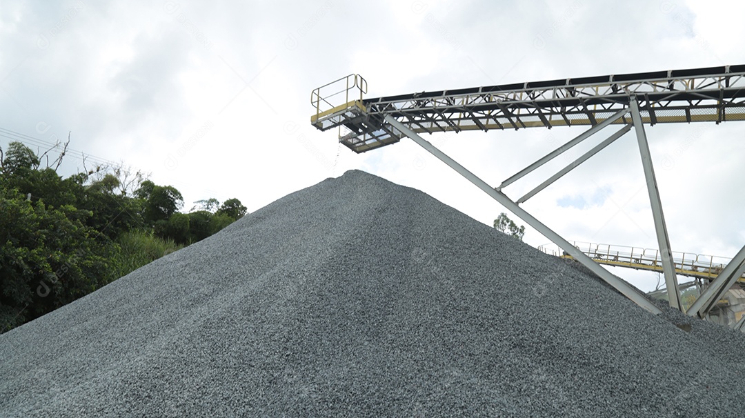 Fábrica de mineração de ferro