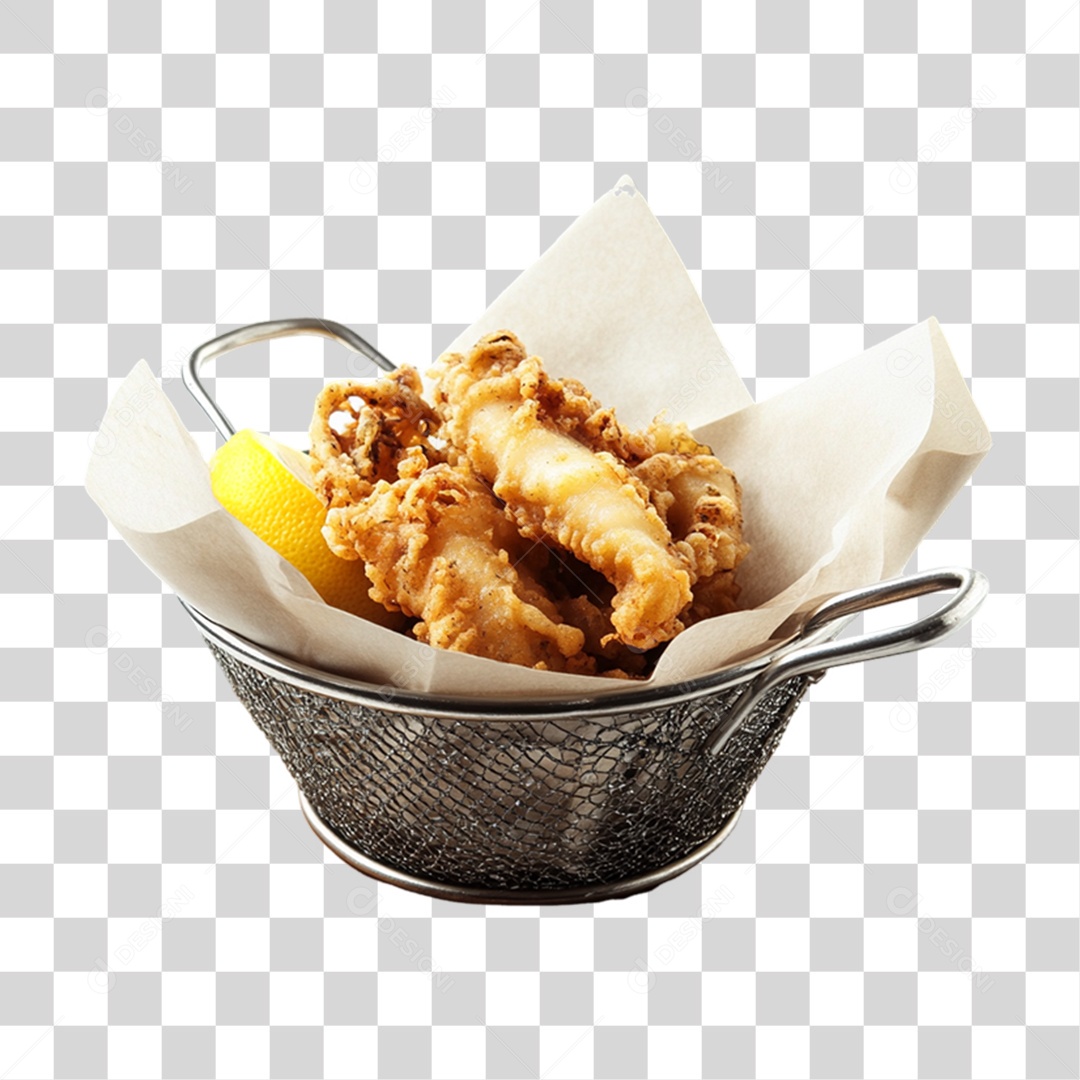 Porção de Frango Frito PNG Transparente