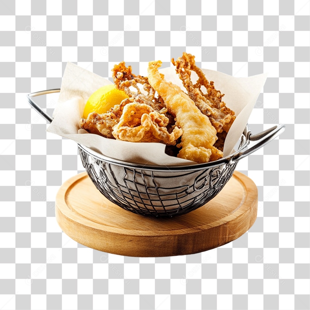 Porção de Frango Frito PNG Transparente