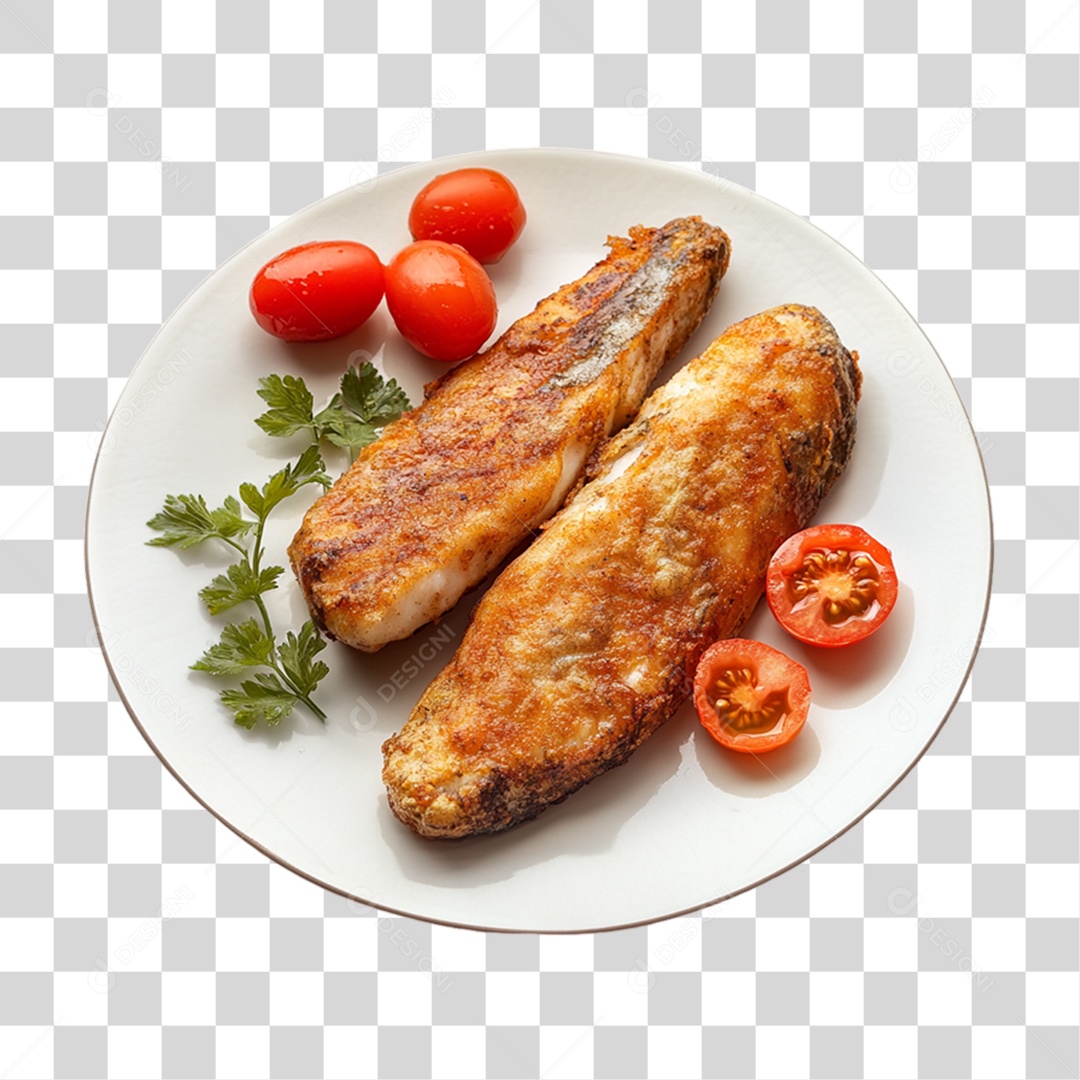 Porção de Frango Frito PNG Transparente