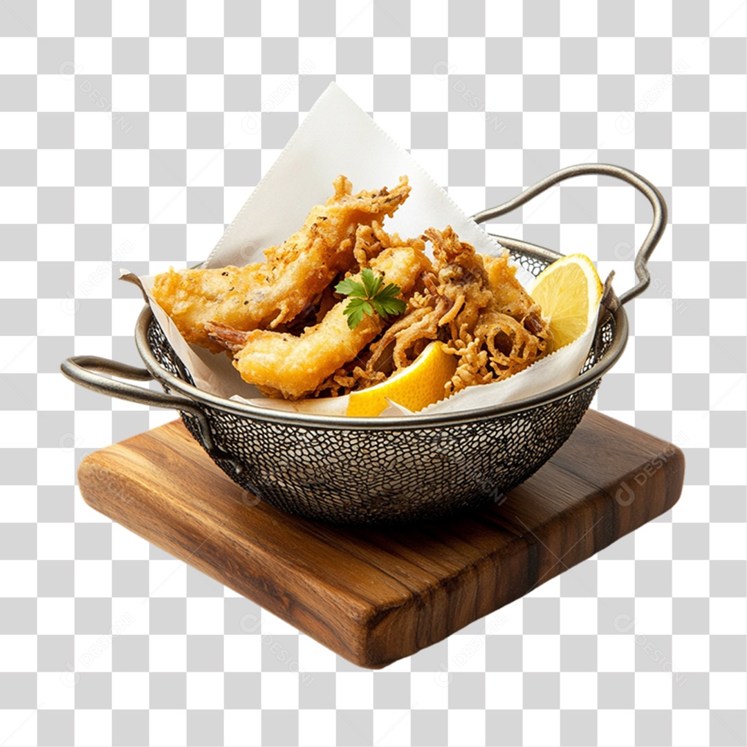 Porção de Frango Frito PNG Transparente