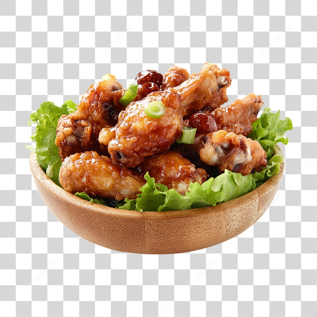 Porção de Frango Frito PNG Transparente