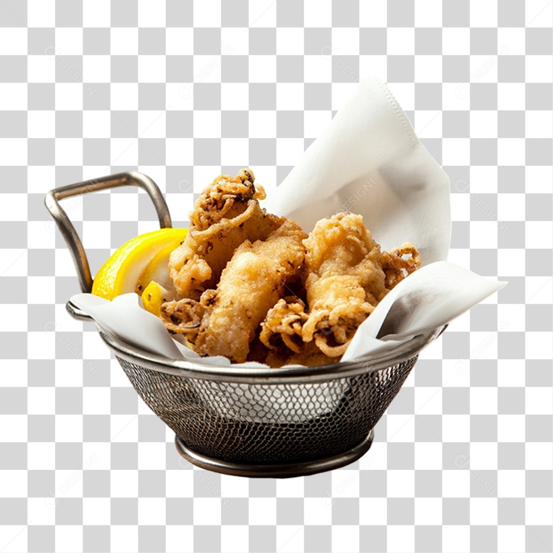 Porção de Frango Frito PNG Transparente