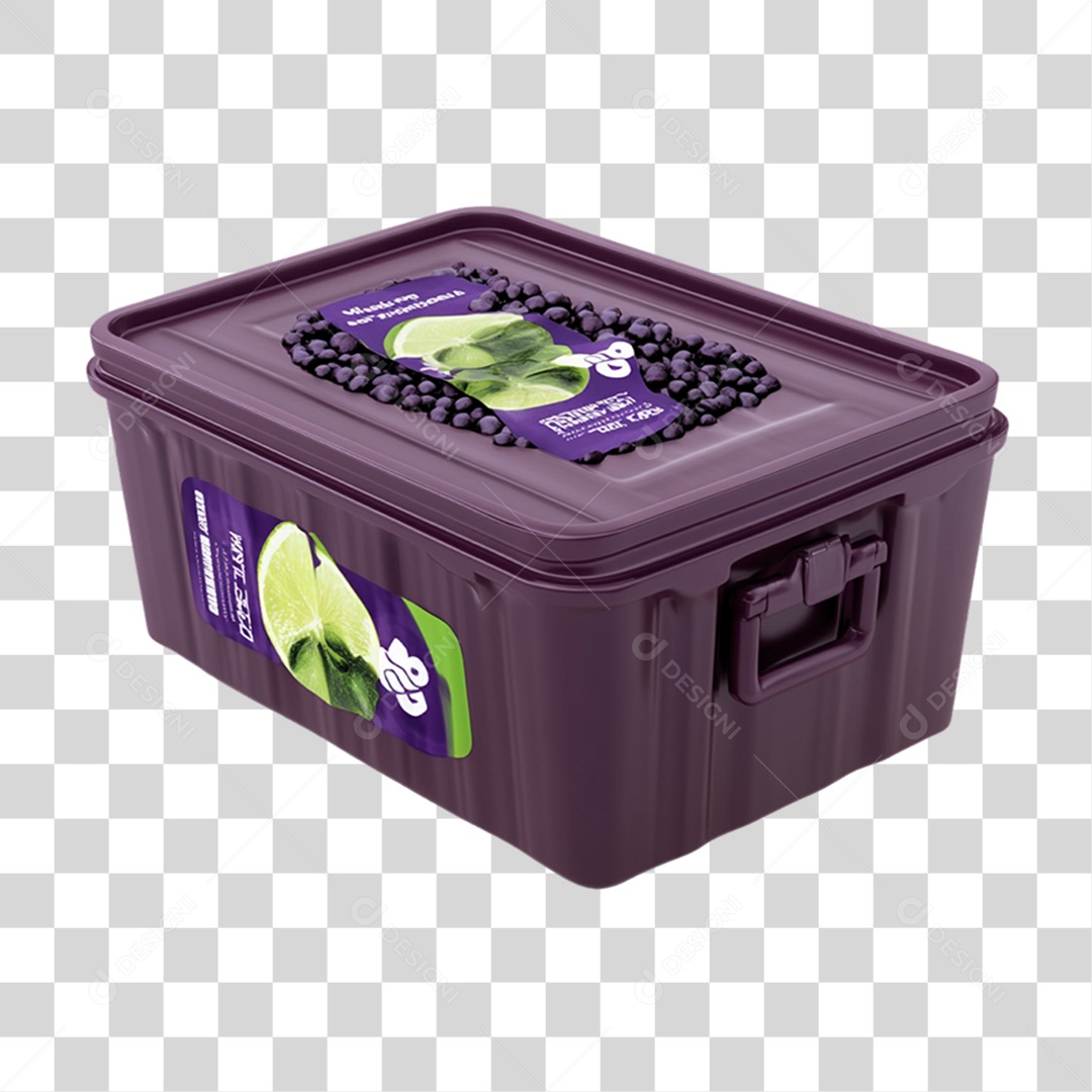 Pote de Açaí PNG Transparente