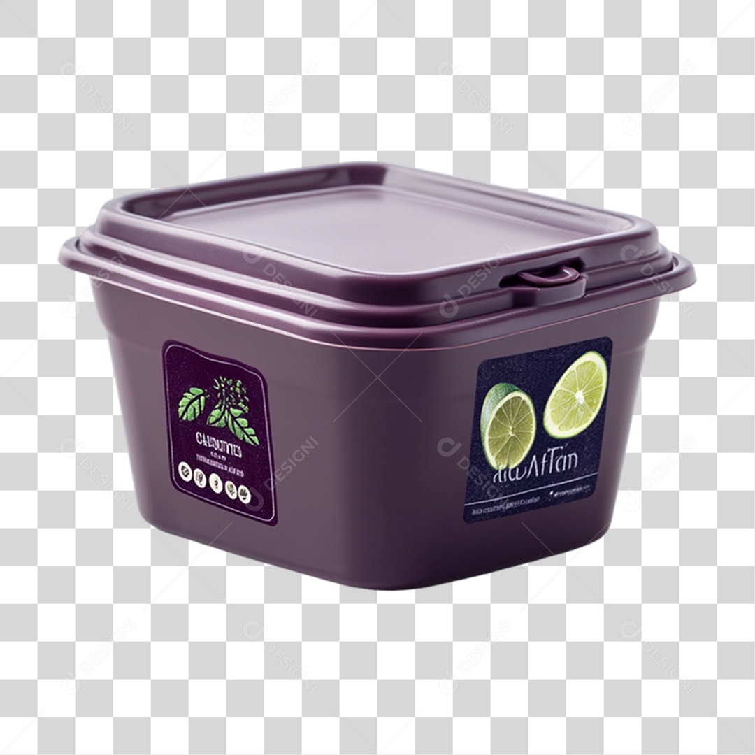 Pote de Açaí PNG Transparente
