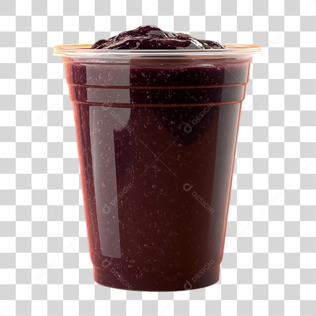 Pote de Açaí PNG Transparente