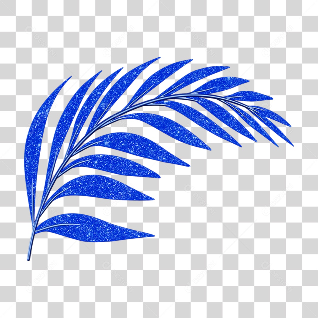 Elemento 3D Folha Decoração Carnaval PNG Transparente