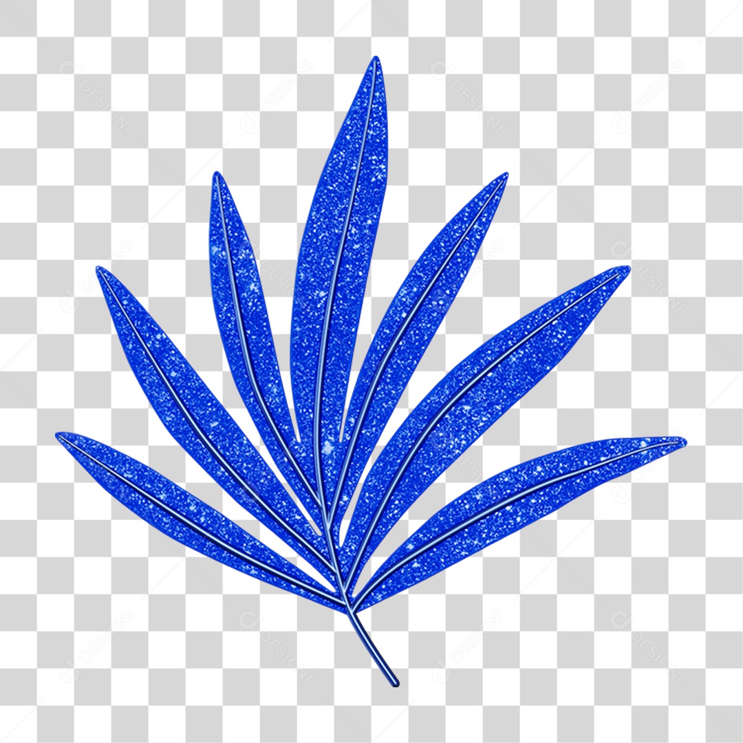 Elemento 3D Folha Decoração Carnaval PNG Transparente