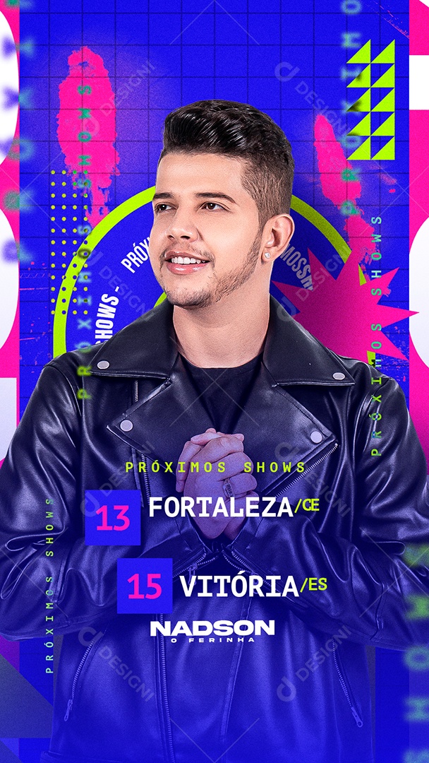 Story Flyer Próximos Shows Social Media PSD Editável