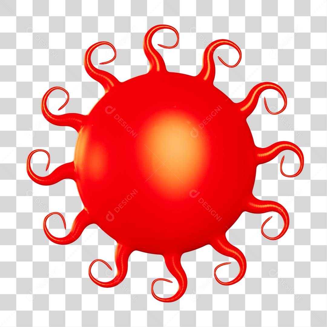 Elemento 3D Sol PNG Transparente
