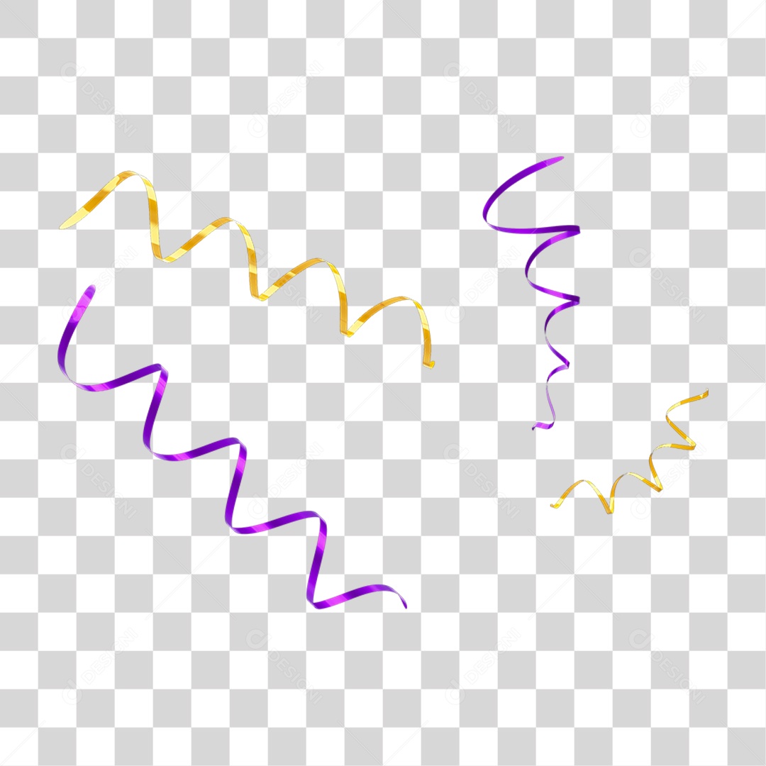 Fitas Enfeites Decorações Carnaval PNG Transparente