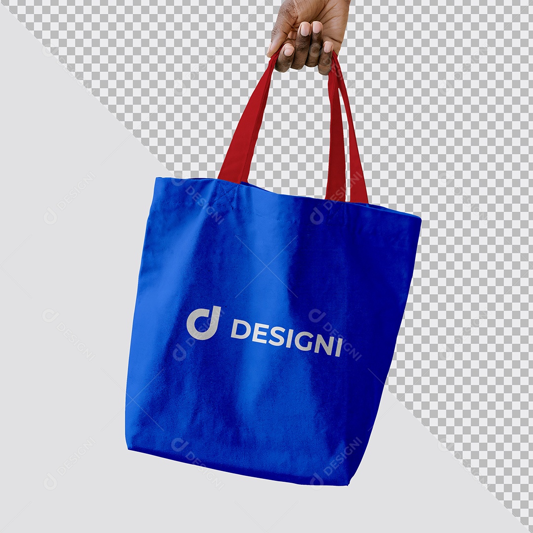 Mockup de Sacola de Pano PSD Editável