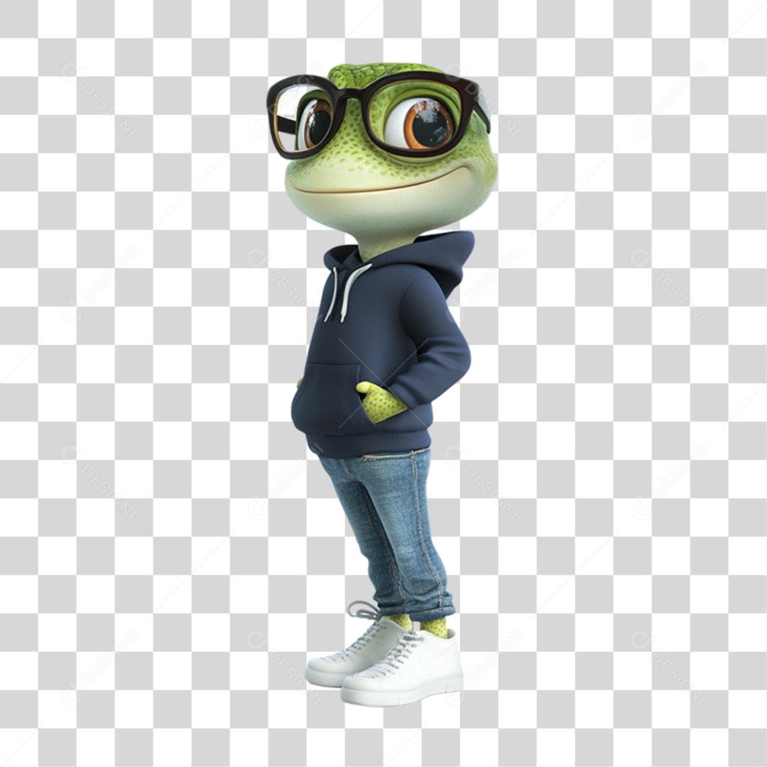 Mascote Pet com Roupa PNG Transparente