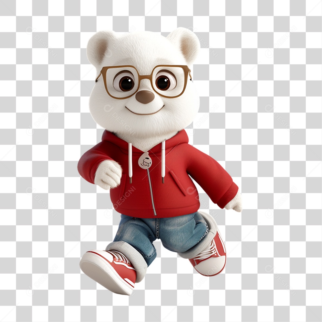 Mascote Pet com Roupa PNG Transparente