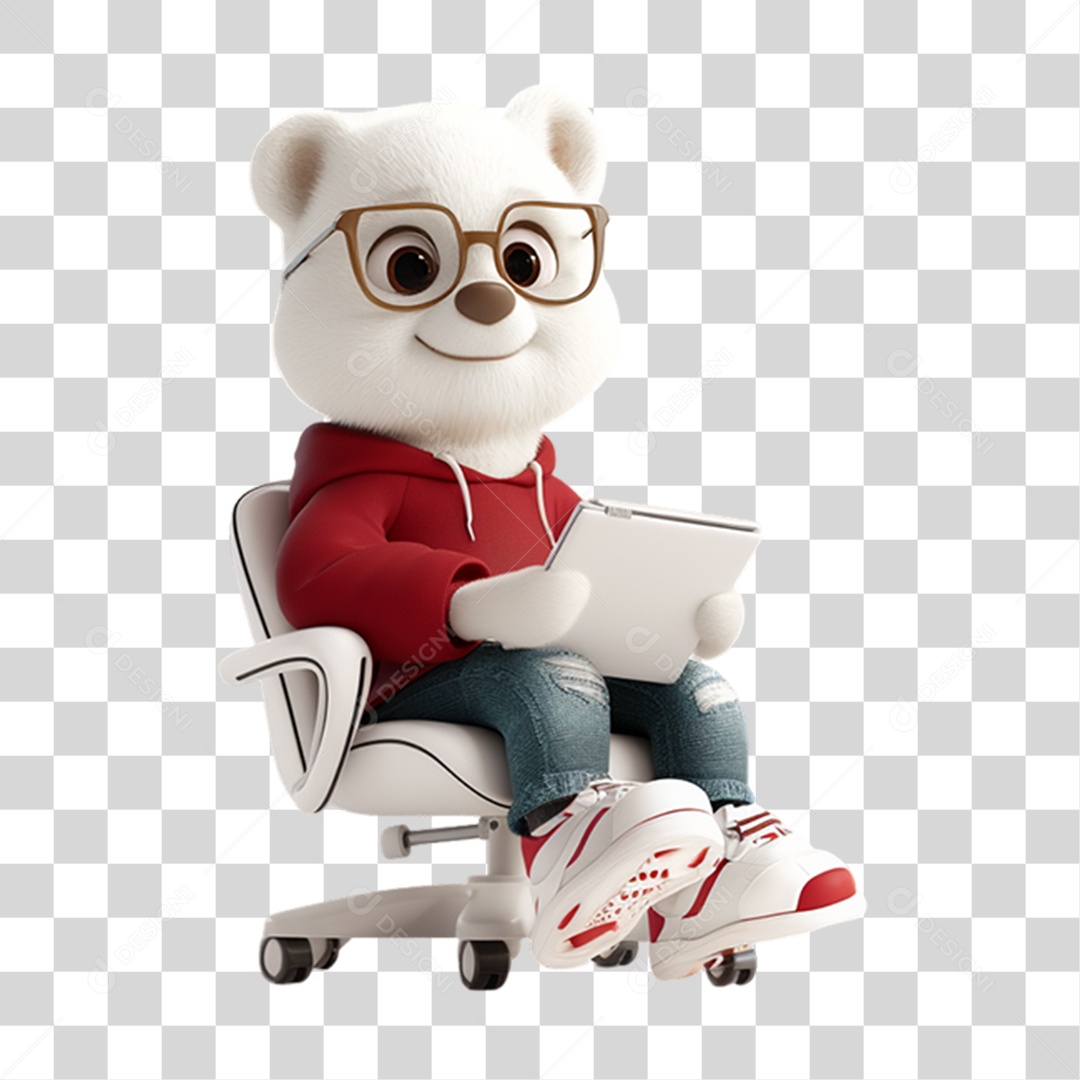 Mascote Pet com Roupa PNG Transparente