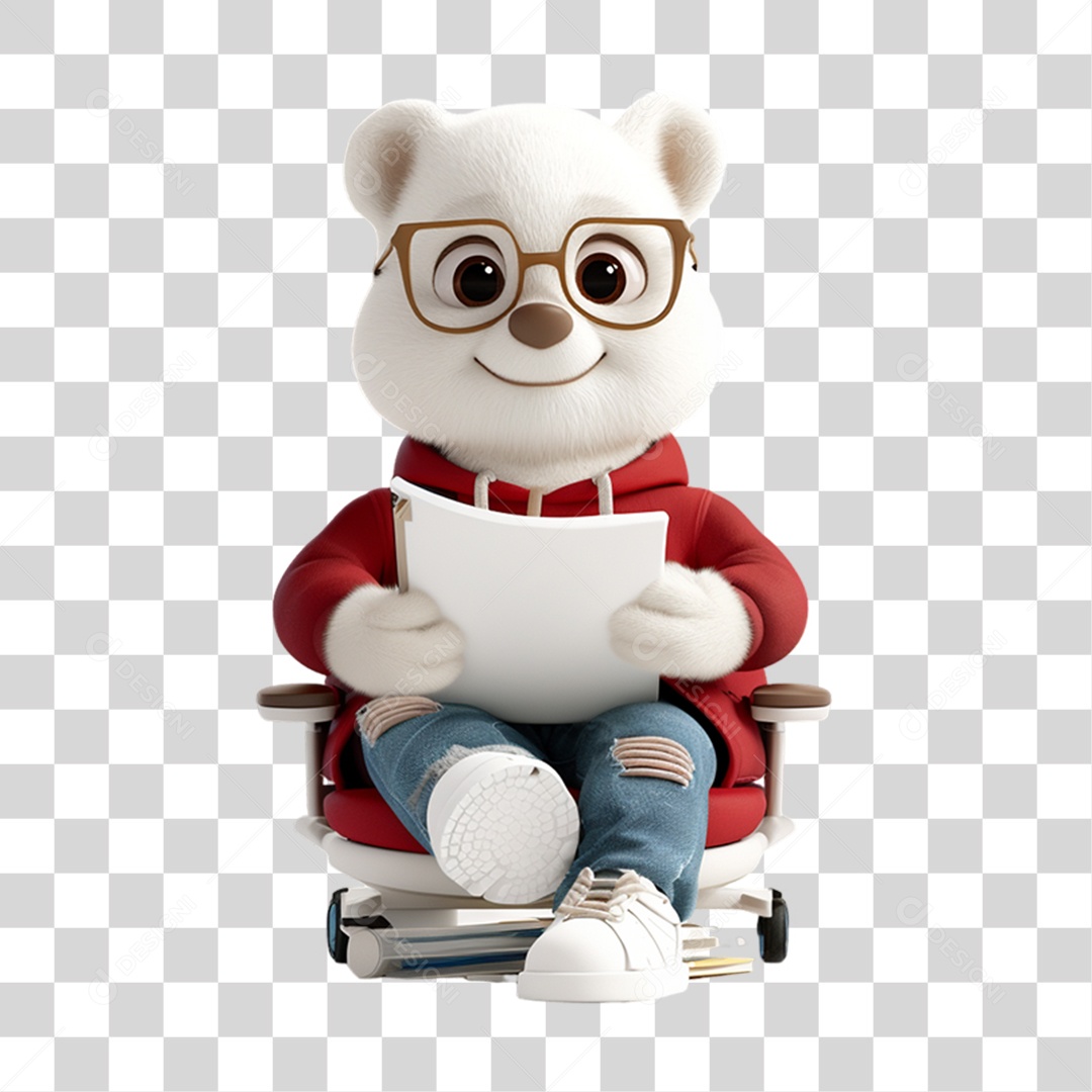 Mascote Pet com Roupa PNG Transparente