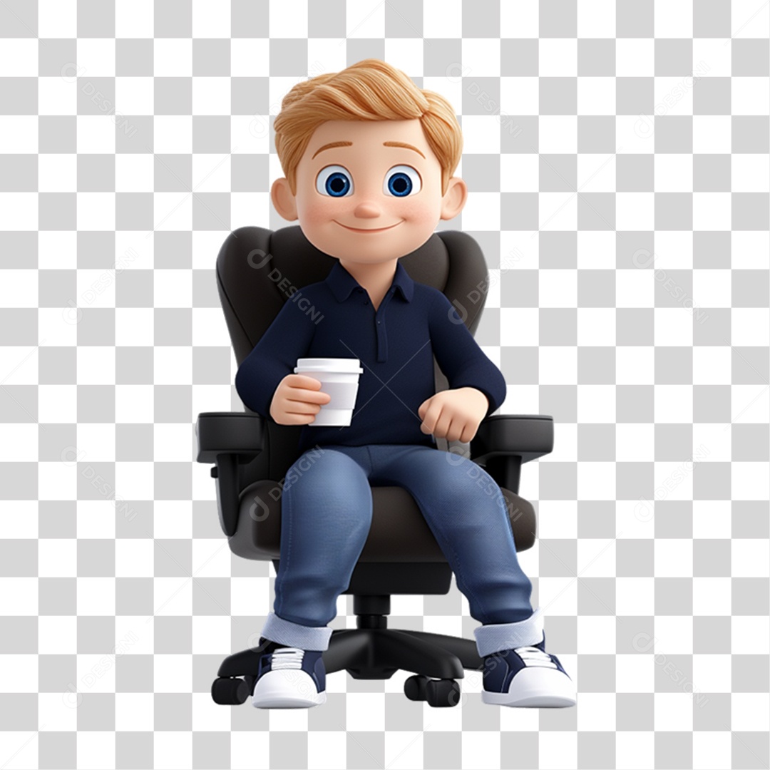 Personagem Garoto PNG Transparente