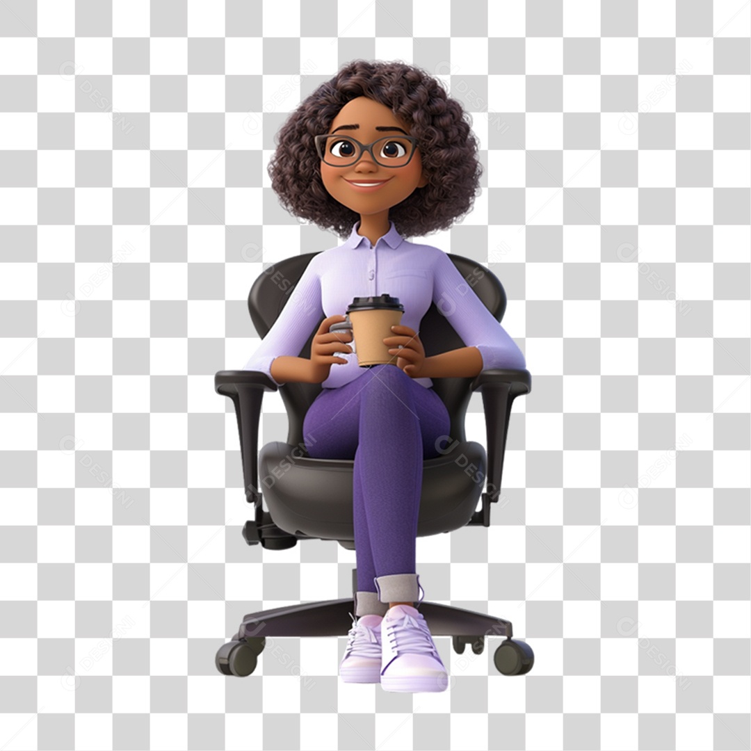 Personagem Mulher PNG Transparente