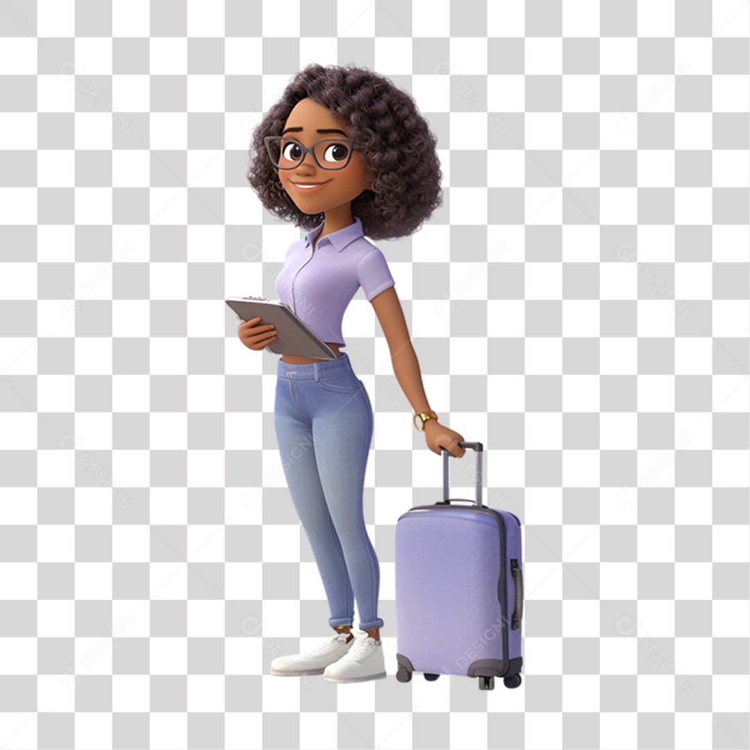 Personagem Mulher PNG Transparente