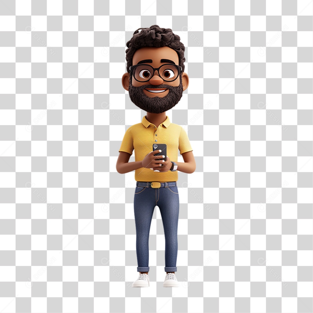 Personagem Homem PNG Transparente