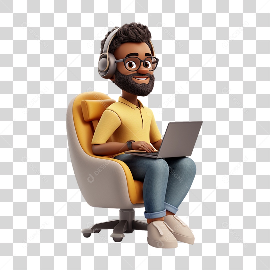 Personagem Homem PNG Transparente