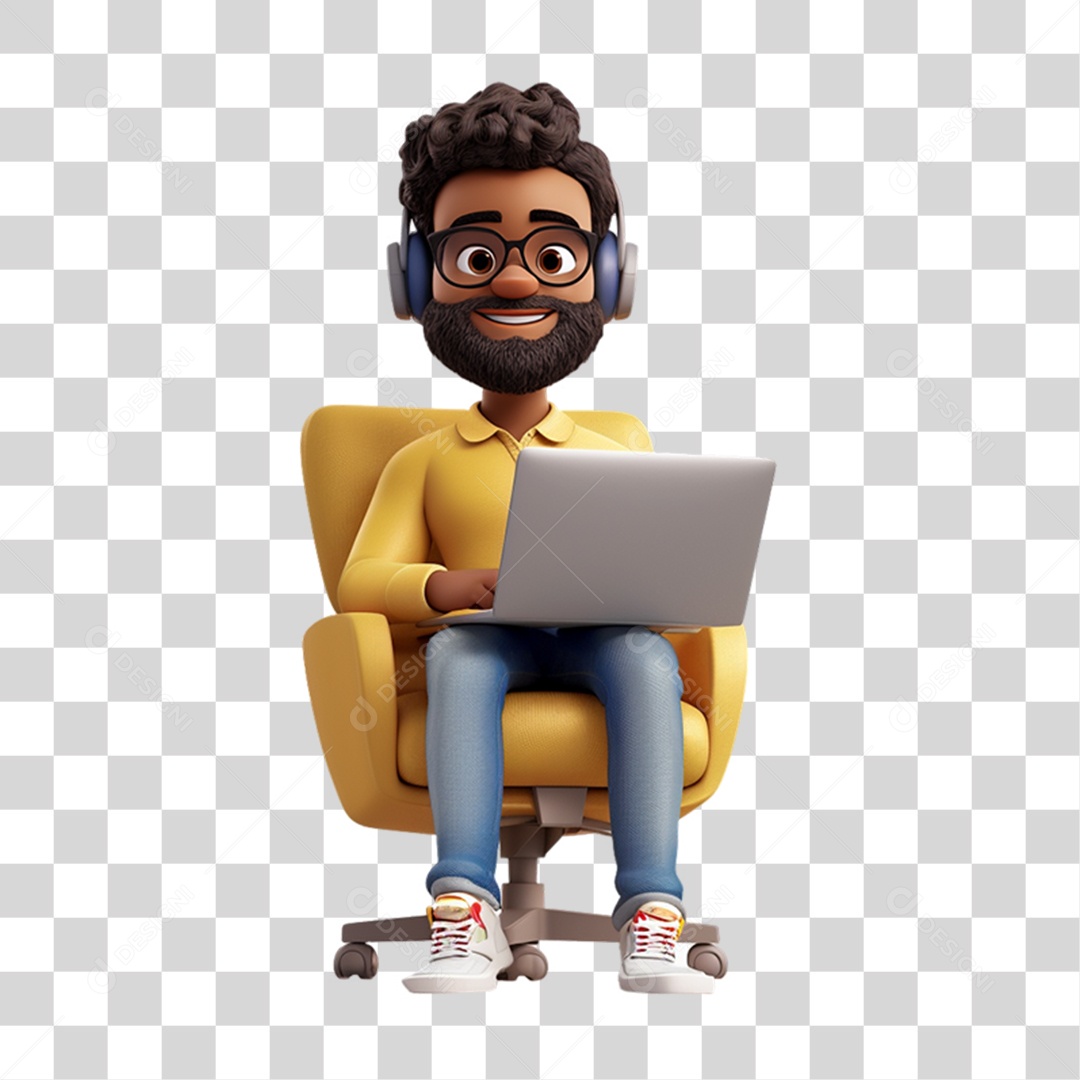 Personagem Homem PNG Transparente