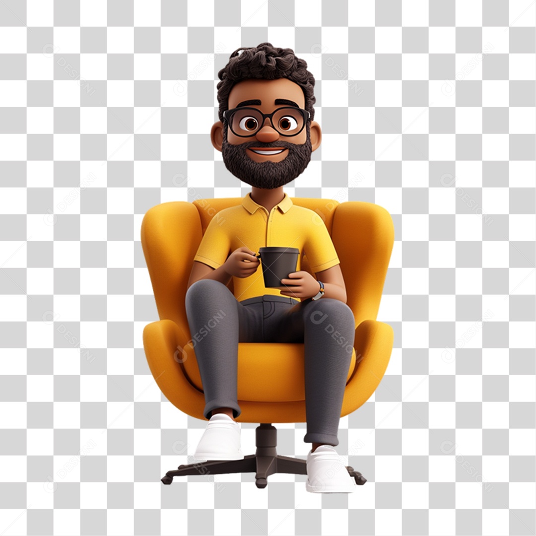 Personagem Homem PNG Transparente