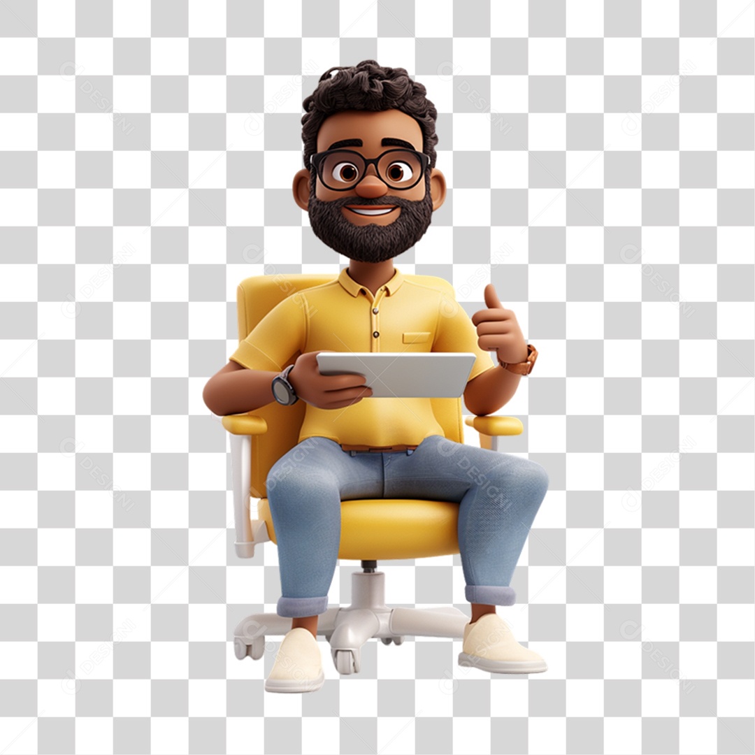 Personagem Homem PNG Transparente