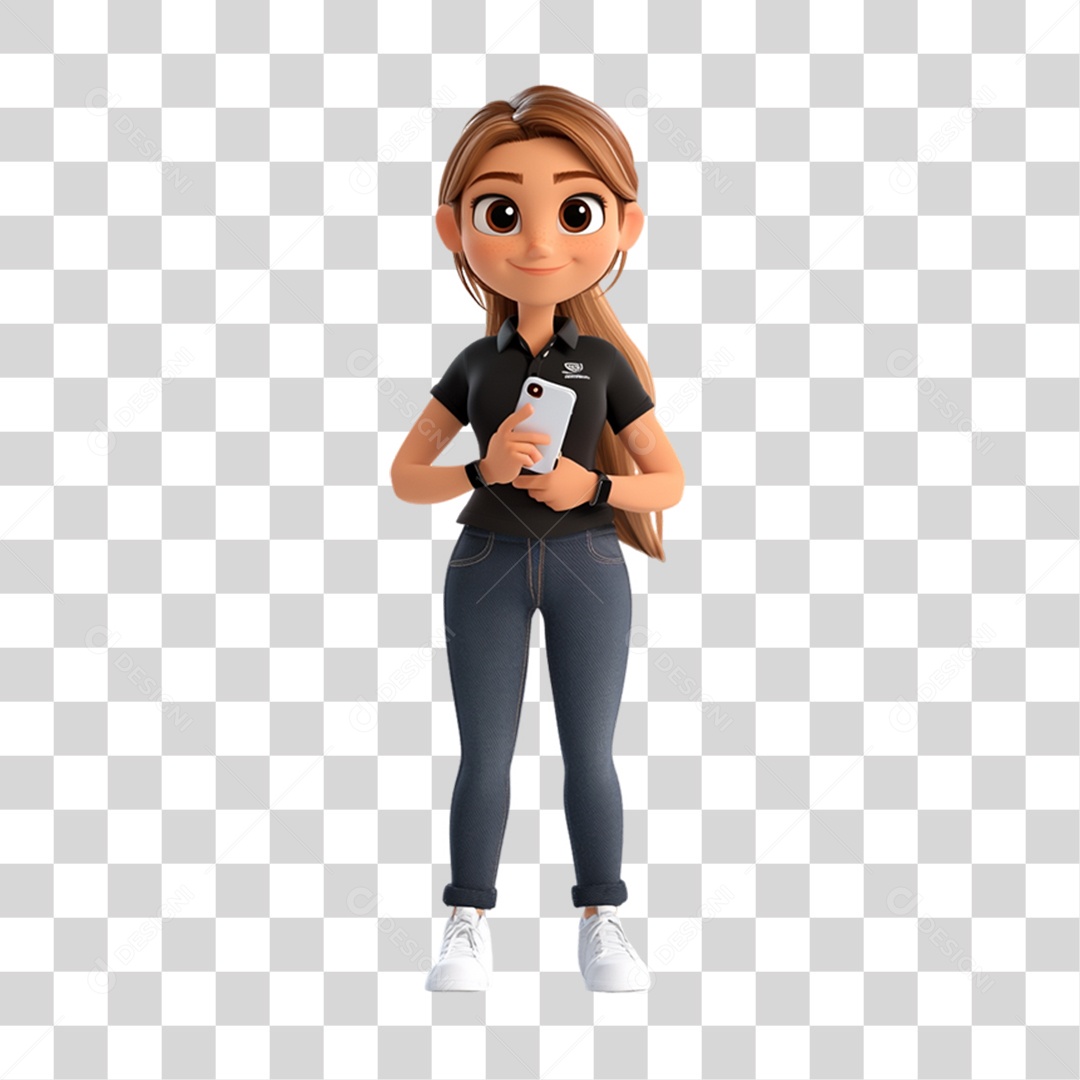 Personagem Mulher PNG Transparente