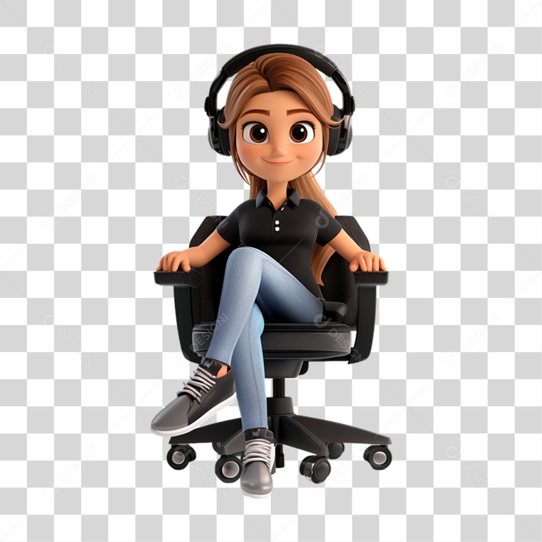 Personagem Mulher PNG Transparente