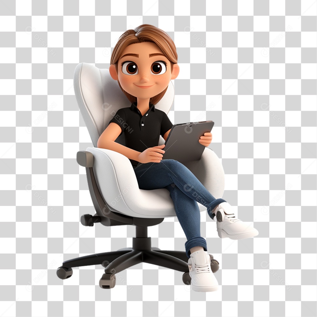 Personagem Mulher PNG Transparente