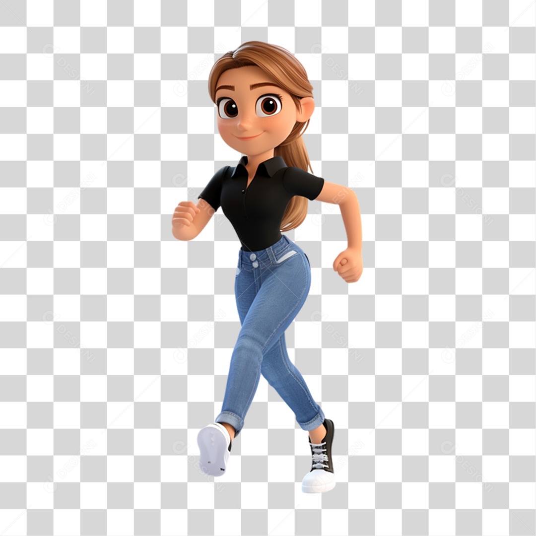 Personagem Mulher PNG Transparente