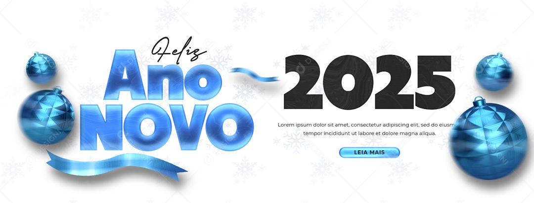Banner Happy New Year January 1 Social Media PSD Editable