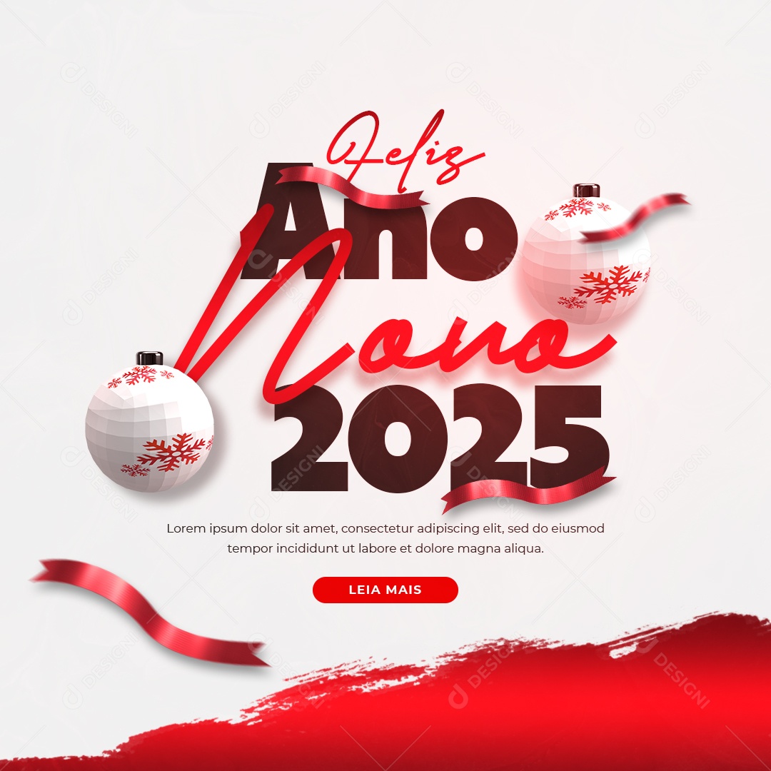 Happy New Year Post January 1st Good Coming 2025 Social Media Media Editable