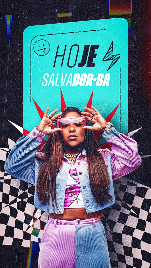 Story Flyer Agenda Hoje Social Media PSD Editável