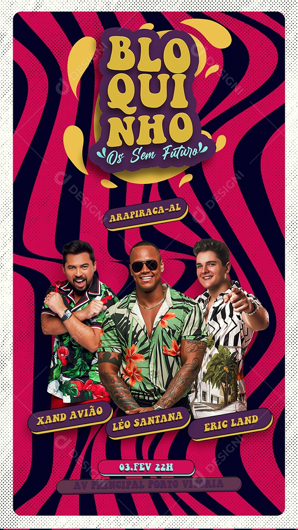 Story  Flyer Bloquinho Os Sem Futuro Social Media PSD Editável