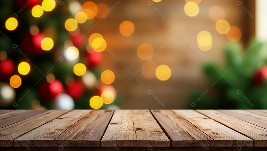 Fundo de decoração natalina