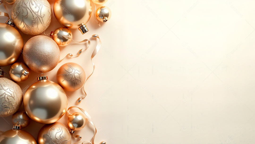 Lindo cénario natalino em background