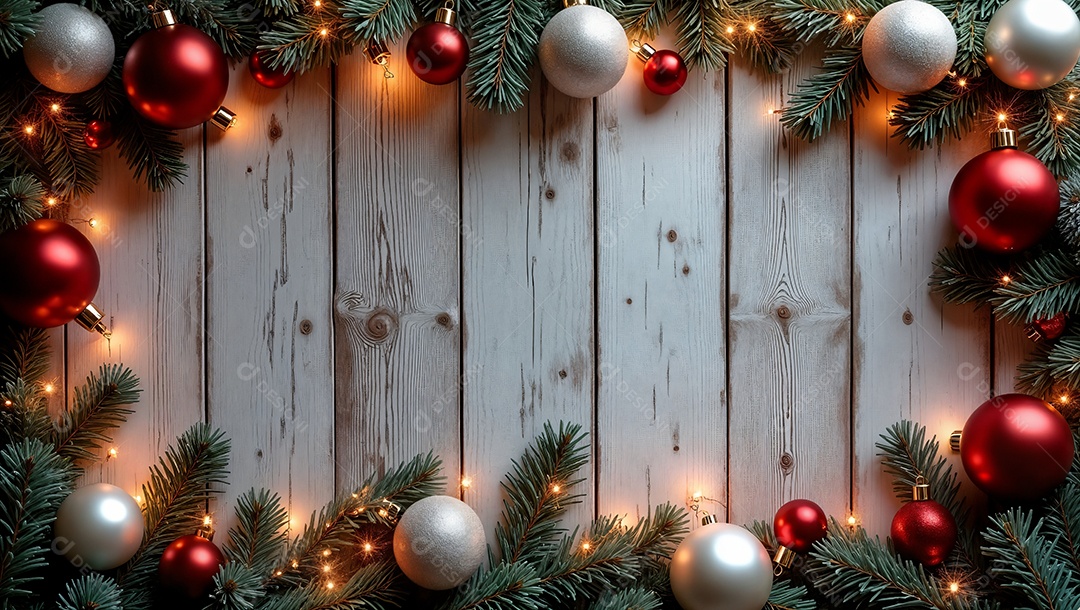 Fundo de decoração de natal