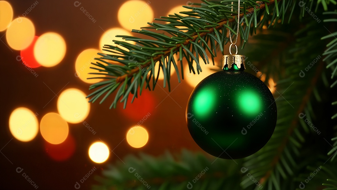 Bolas decorativas de árvore de natal